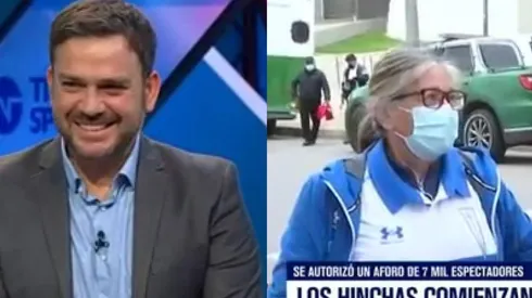 ¡Lo echaron al agua! El hilarante momento que vive Nacho Valenzuela e hincha de la UC