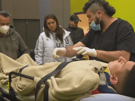 Dan a conocer el momento que Parra fue atendido al interior del Elías Figueroa Brander