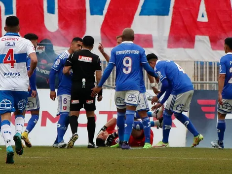 Los hinchas de la U hacen pebre a Isla por su reacción tras la agresión a Parra