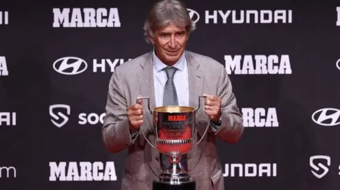 Manuel Pellegrini fue galardonado con el premio a mejor entrenador