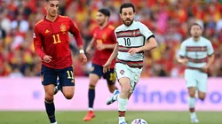 Portugal y España disputan el primer lugar del grupo A2 de la Nations League.