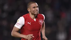 Leandro Benegas fue titular en el último triunfo de Independiente.