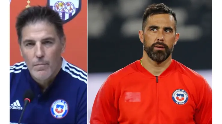 Eduardo Berizzo se refirió a la ausencia de Claudio Bravo