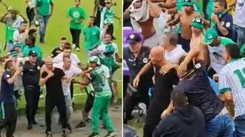 Hinchas del Deportivo Cali agreden a Mayer Candelo
