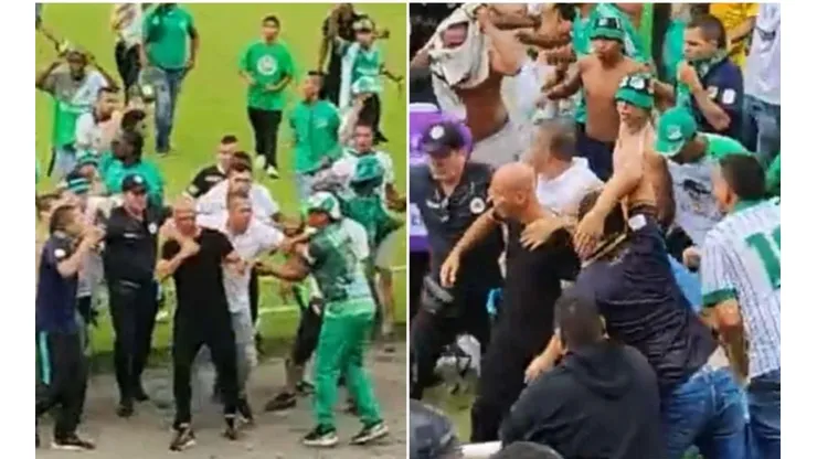 Hinchas del Deportivo Cali agreden a Mayer Candelo