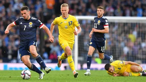 Escocia y Ucrania se enfrentaron por el repechaje a Qatar 2022.