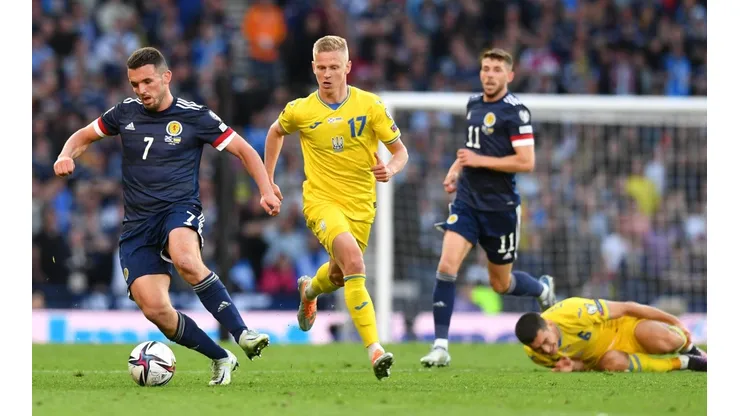 Escocia y Ucrania se enfrentaron por el repechaje a Qatar 2022.