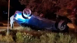 Así se encontró el auto de Solabarrieta.