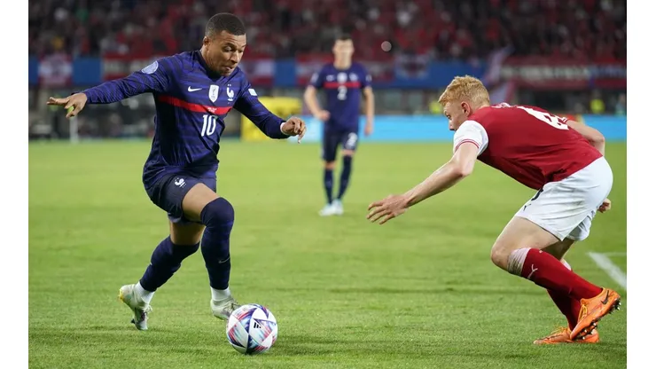 Mbappé ya participó en un encuentro frente a Austria