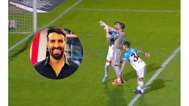 Azzaro le prestó ropa a Gabriel Arias tras su obsceno gesto.