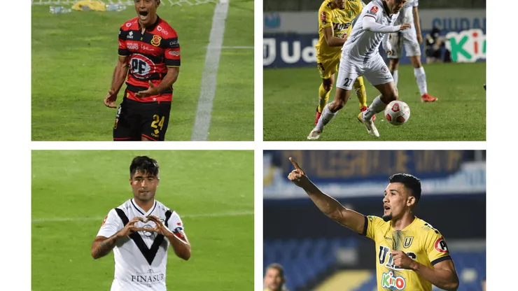 Los cuatro goleadores de la Primera B que buscan el cetro del máximo cañonero del ascenso.