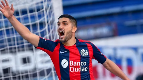 El delantero marcó el empate de San Lorenzo, pero fue anulado por una polémica jugada