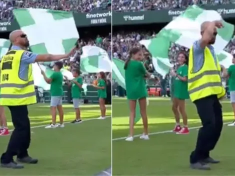 VIDEO | El buen momento del Betis de los chilenos hace bailar hasta a los guardias