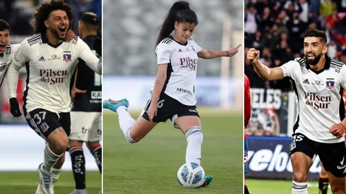 Jugadores de Colo Colo Maximiliano Falcón, Emiliano Amor y Dahiana Bogarín anduvieron "reguleques" en el Test de la chilenidad en este 18 de septiembre