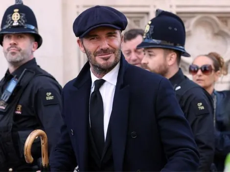 Beckham esperó 13 horas para despedirse de Isabel ll en Westminster Hall
