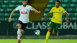 Juan Delgado se transformó en un jugador importante en Portugal y vendrá como lateral derecho hasta la Selección Chilena