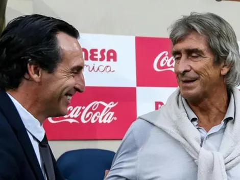 Emery se rinde a los pies de Pellegrini: "Es un referente y de él se aprende"