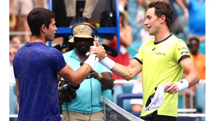 Ruud y Alcaraz se enfrentan en la final del US Open 2022.