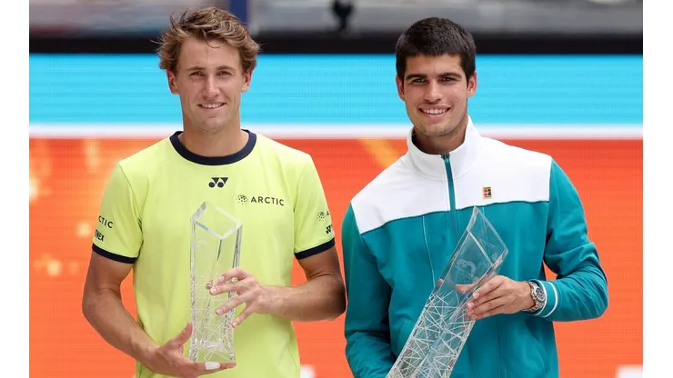 Alcaraz le ganó el Masters 1000 de Miami a Ruud en este mismo año