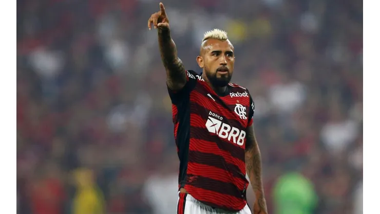 Vidal fue participe de la victoria de Flamengo en Copa Libertadores