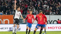Rojas vio minutos en la goleada alba ante los hispanos.