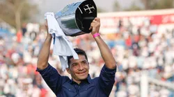 El Huaso se mostró bastante contento tras el título en la categoría