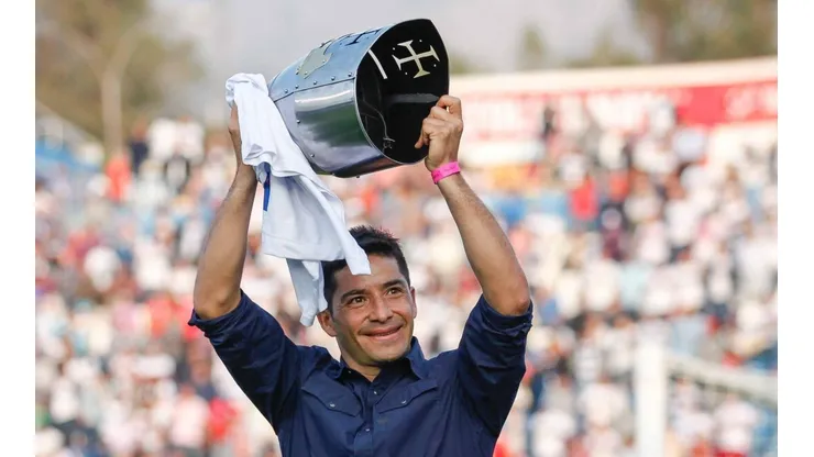 El Huaso se mostró bastante contento tras el título en la categoría