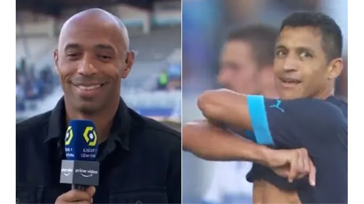 Alexis Sánchez y Thierry Henry protagonizaron un gran momento