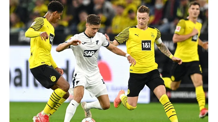 El Dortmund enfrenta al Hoffenheim por la Bundesliga.