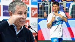 El DT halagó a sus pupilos del plantel cruzado