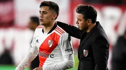 Gallardo no da más de alegría con el Pibe Solari