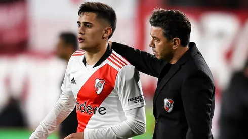 Gallardo no da más de alegría con el Pibe Solari