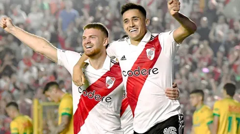 Solari clasifica a River Plate con un hat-trick frente a Defensa y Justicia.