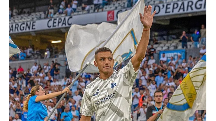 Alexis Sánchez suma dos partidos en el Marsella.