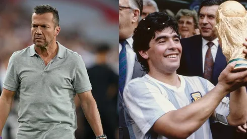 El alemán donó la camiseta del ídolo argentino con la que jugó la final del mundial azteca