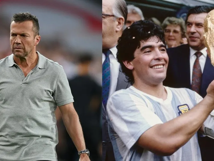 Matthaus emociona al pueblo argentino tras donar camiseta de Maradona
