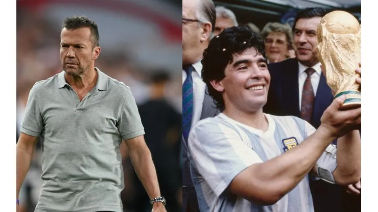El alemán donó la camiseta del ídolo argentino con la que jugó la final del mundial azteca