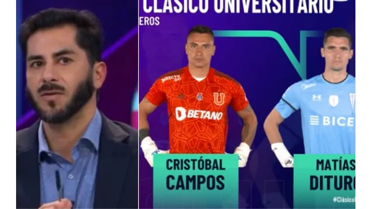Johnny Herrera apunta por su arquero favorito para este Clásico Universitario