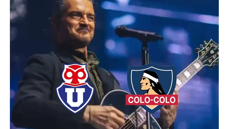 Alguna vez, Ricardo Arjona hizo referencia al Superclásico del fútbol chileno y mencionó a Universidad de Chile y a Colo Colo en el Festival de Viña del Mar