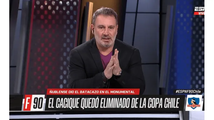 Barticciotto no queda conforma con la pérdida de brújula de Colo Colo.