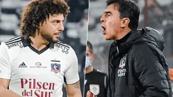 Falcón y Quinteros se enfrascaron en nuevo cruce durante eliminación de Colo Colo.