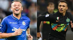 Antonio Cassano salió al rescate de Alexis Sánchez nuevamente