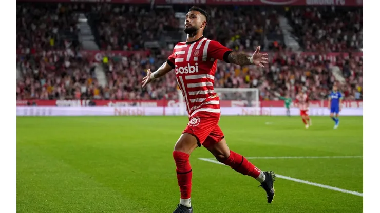 Valentín Castellanos anota su primer tanto en España
