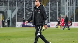 Quinteros explica las razones de la eliminación de Colo Colo en Copa Chile.