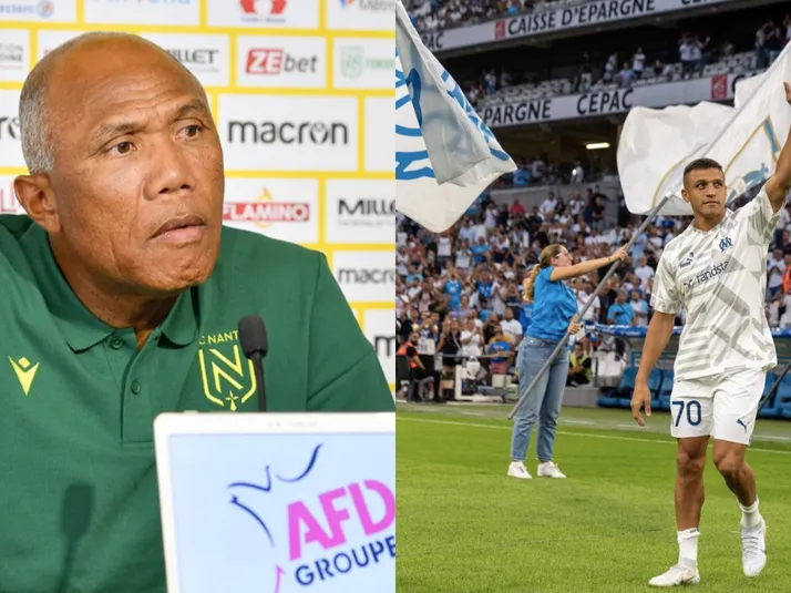 Alexis Sánchez recibió puro amorcito por parte del técnico del Nantes en Francia