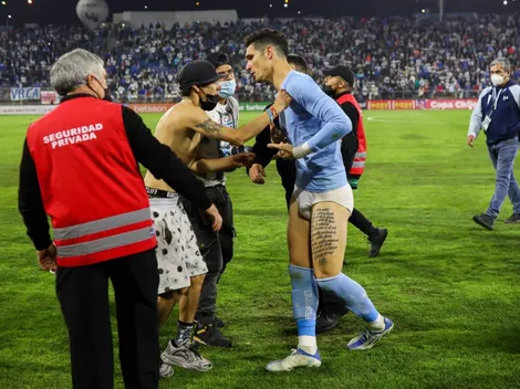Dituro sufre la invasión de hinchas de UC que lo dejaron en ropa interior