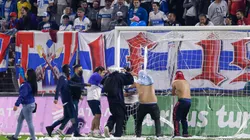 Cruzados condenó absolutamente los hechos de violencia ocurridos anoche en San Carlos de Apoquindo y la UC prometió duras sanciones en contra de los implicados en dichos desmanes en el adiós al recinto deportivo
