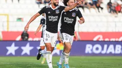 Emiliano Amor y Maximiliano Falcón son dos de los que pelean un puesto de titular en la defensa de Colo Colo ante Ñublense. El otro candidato a jugar es Matías Zaldivia