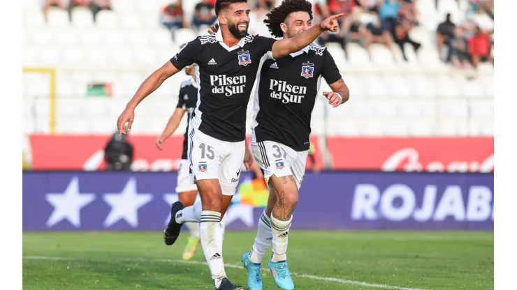 Emiliano Amor y Maximiliano Falcón son dos de los que pelean un puesto de titular en la defensa de Colo Colo ante Ñublense. El otro candidato a jugar es Matías Zaldivia
