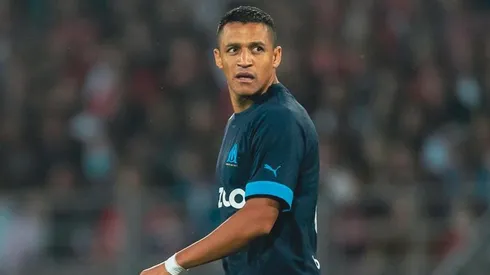 Alexis Sánchez jugó 45 minutos en su debut con el Marsella ante el Brest.